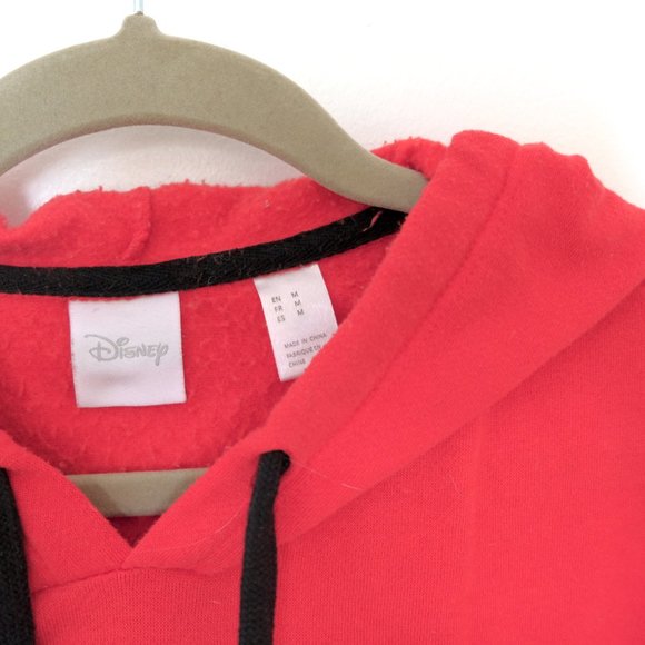 Disney Micky Mouse Cropped Red Hoodie - Picture 5 of 5
